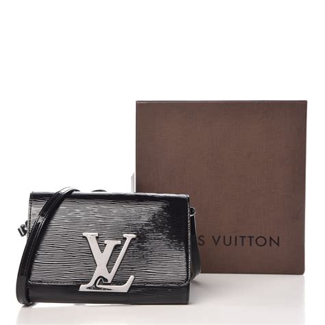 LOUIS VUITTON Electric Epi Louise PM Black 